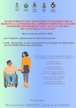 Contributi per la mobilità e l'autonomia nell'ambiente domestico a favore di persone con disabilità