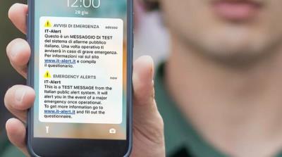 Protezione civile TEST - IT-alert,  foto 