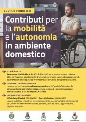 Avviso pubblico per l erogazione di contributi a disabili foto 