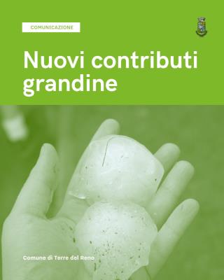 Nuovi contributi grandine foto 
