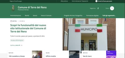 Nuovo sito di Terre del Reno foto 