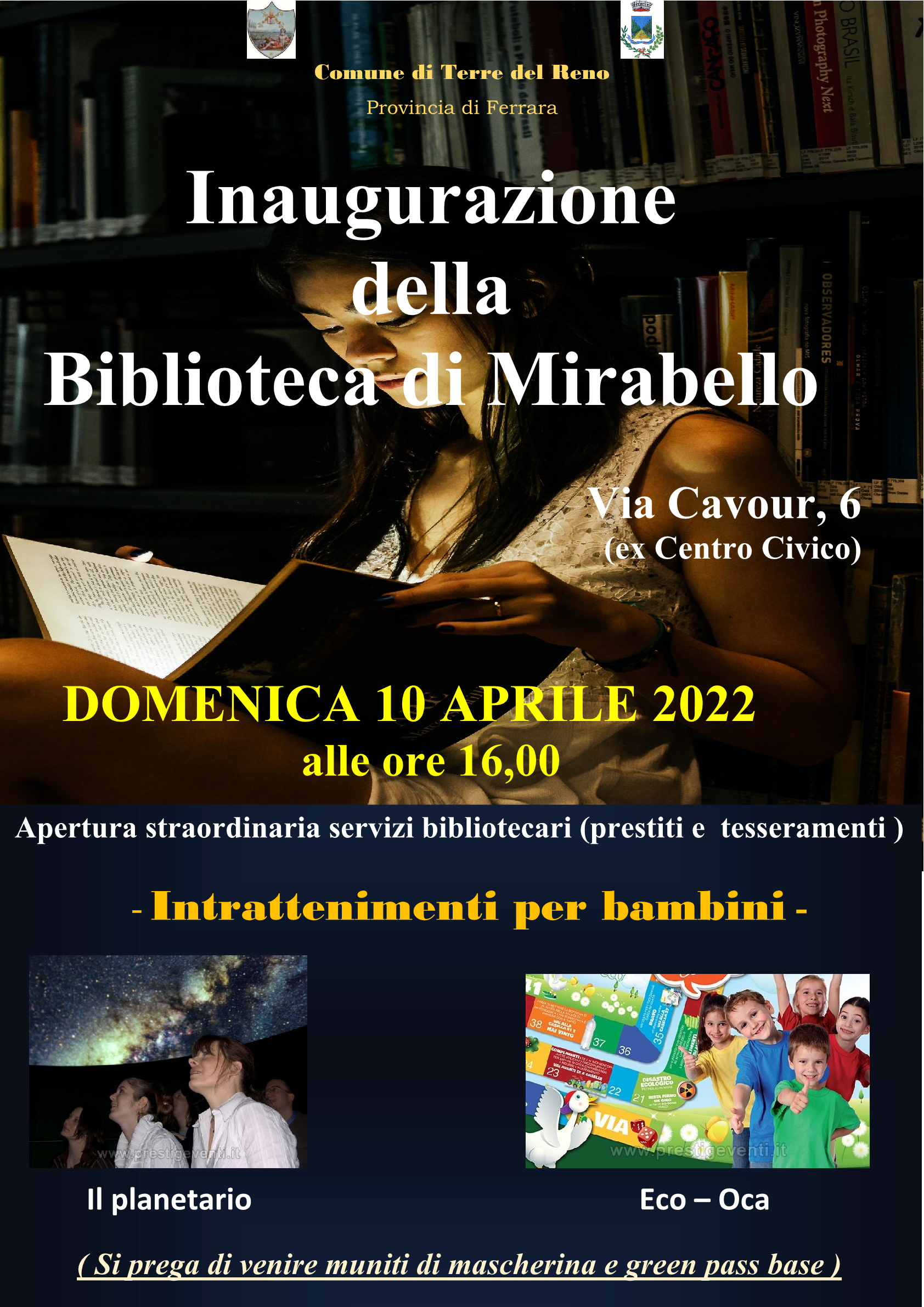 INAUGURAZIONE BIBLIOTECA MIRABELLO