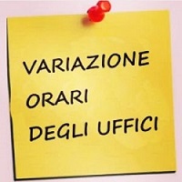 VARIAZIONE ORARI MIRABELLO MARTEDì 5 MARZO