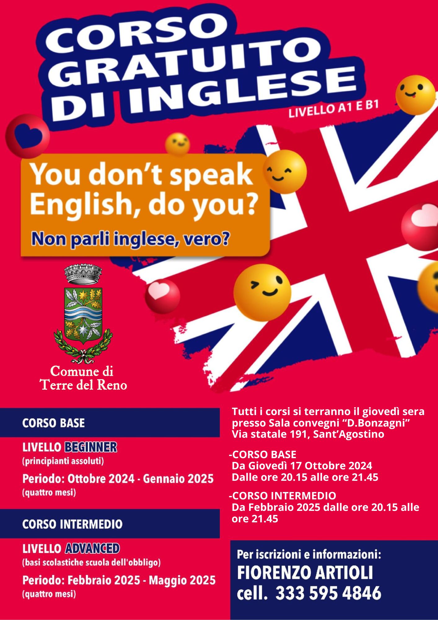 CORSO D'INGLESE GRATUITO