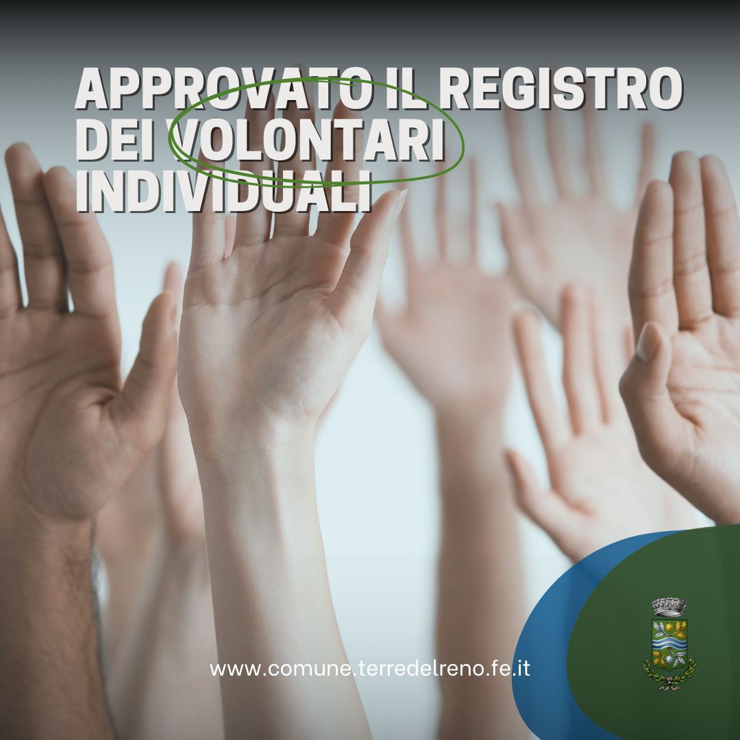 REGOLAMENTO COMUNALE PER LA DISCIPLINA DEL VOLONTARIATO INDIVIDUALE