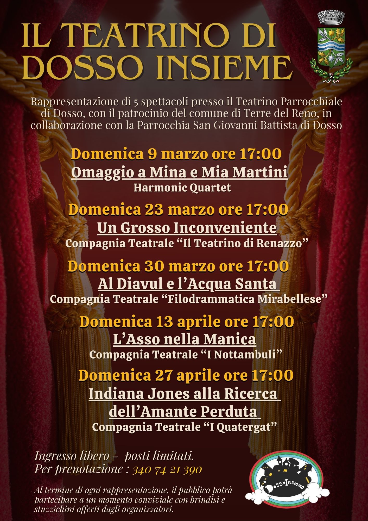 Rassegna teatrale 2025 'Il Teatrino di Dosso'