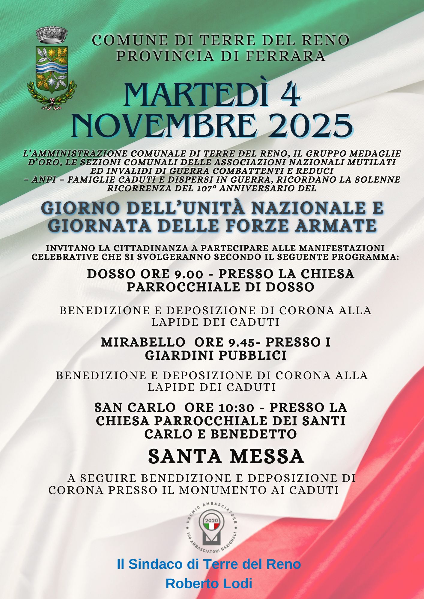Celebrazioni 4 Novembre Celebrazioni 4 Novembre